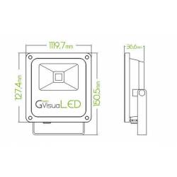 SPOT 10 W GreenVisuaLED IP65