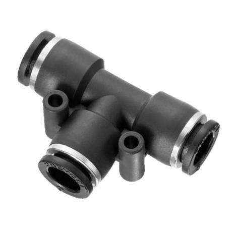 Raccord connecteur T pour tuyau et durite diamètre 8-8-6mm - SARL